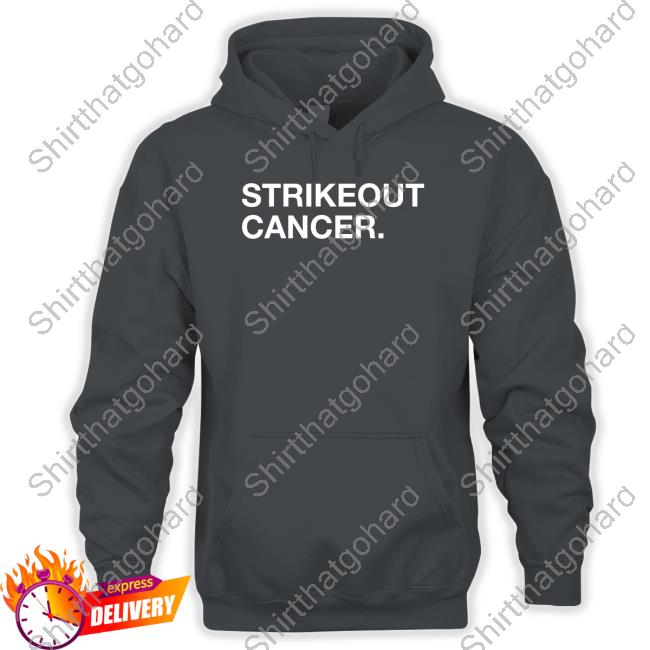 Obvious Shirts Shop Strikeout Cancer Tee Obvious Shirts Shop Strikeout Cancer Tee