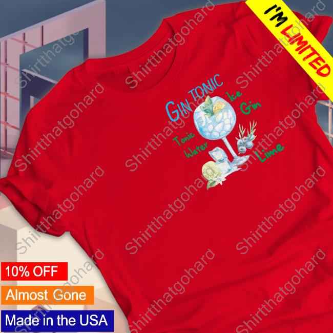 Official Gin Tonic T Shirt Official Gin Tonic T Shirt