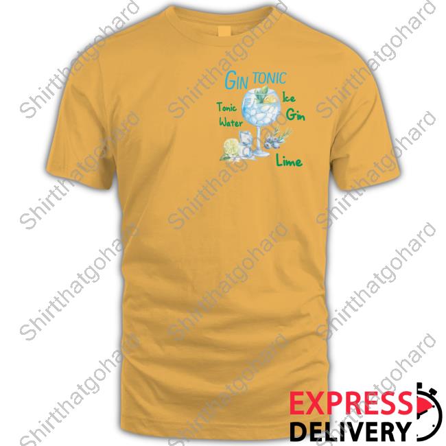 Official Gin Tonic T Shirt Official Gin Tonic T Shirt