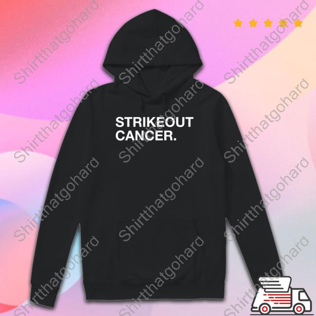 Obvious Shirts Shop Strikeout Cancer Tee Obvious Shirts Shop Strikeout Cancer Tee