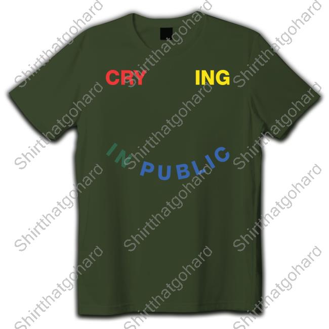 Official Hello Merch Crying In Public T Shirt Official Hello Merch Crying In Public T Shirt