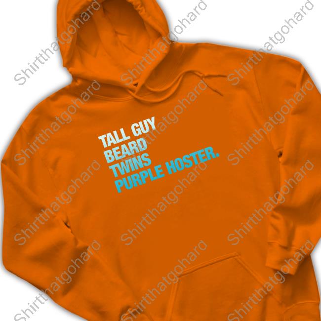 Official Dude Perfect Merch Tall Guy Beard Twins Purple Hoster Tee Official Dude Perfect Merch Tall Guy Beard Twins Purple Hoster Tee