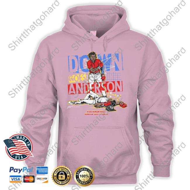 Gv Art + Apparel Down Goes Anderson T Shirt Gv Art + Apparel Down Goes Anderson T Shirt
