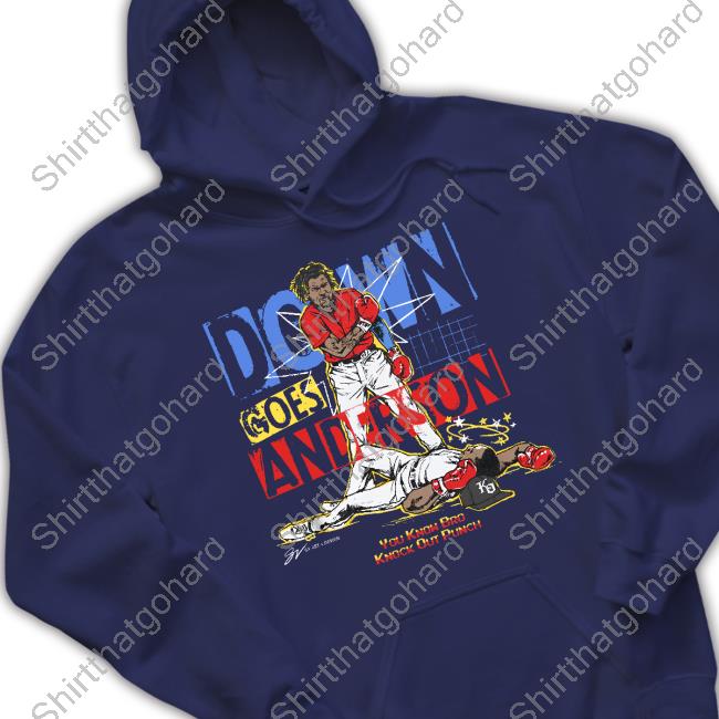 Gv Art + Apparel Down Goes Anderson T Shirt Gv Art + Apparel Down Goes Anderson T Shirt