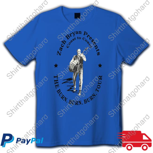 Zach Bryan Burn Burn Burn Tour Merch Zach Bryan Shop Coast To Coast T Shirt Zach Bryan Burn Burn Burn Tour Merch Zach Bryan Shop Coast To Coast T Shirt