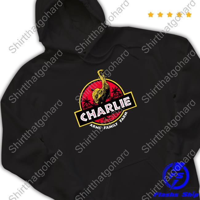 Official Arms Family Homestead Merch Charlie T Shirt Official Arms Family Homestead Merch Charlie T Shirt