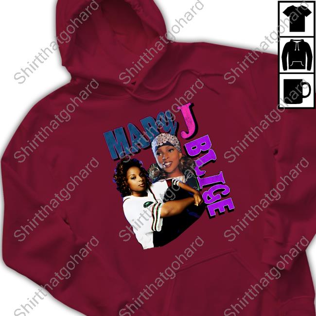Mary J Blige Throwback White Sweatshirt Mary J Blige Throwback White Sweatshirt