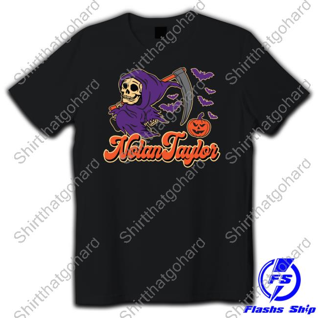 Official Nolan Taylor Merch Halloween Tee Shirt Official Nolan Taylor Merch Halloween Tee Shirt