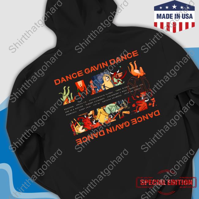 Dance Gavin Dance Chaos Black Crewneck Sweatshirt Dance Gavin Dance Chaos Black Crewneck Sweatshirt