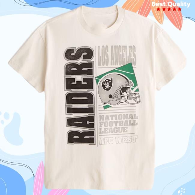 Official Abercrombie Clothing Store Shop Merch Vintage Los Angeles Raiders  New Shirt - Sgatee