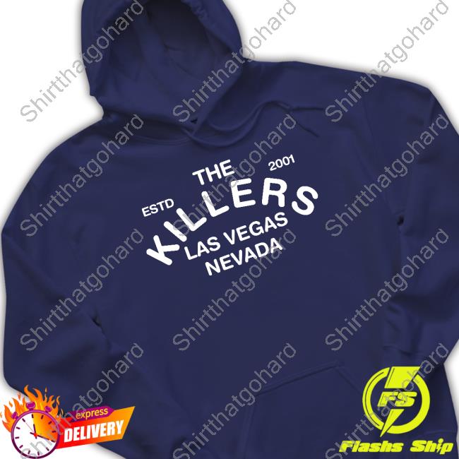 Official The Killers The Estd 2001 Killers Las Vegas Nevada Shirt Official The Killers The Estd 2001 Killers Las Vegas Nevada Shirt