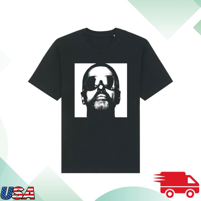 George Michael Mono Shades Tee Black George Michael Mono Shades Tee Black