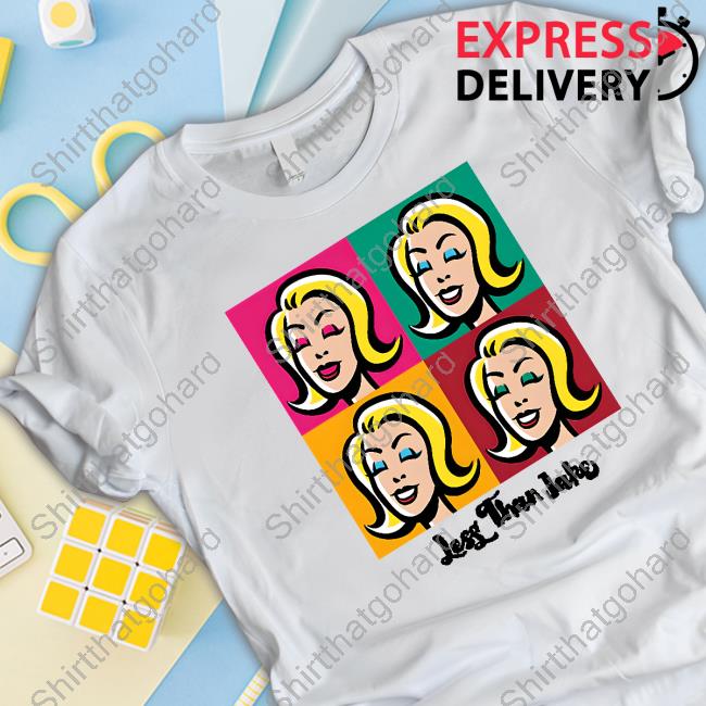 Less Than Jake Merch Less Than Jake White Vintage Color Block Rockview T Shirt