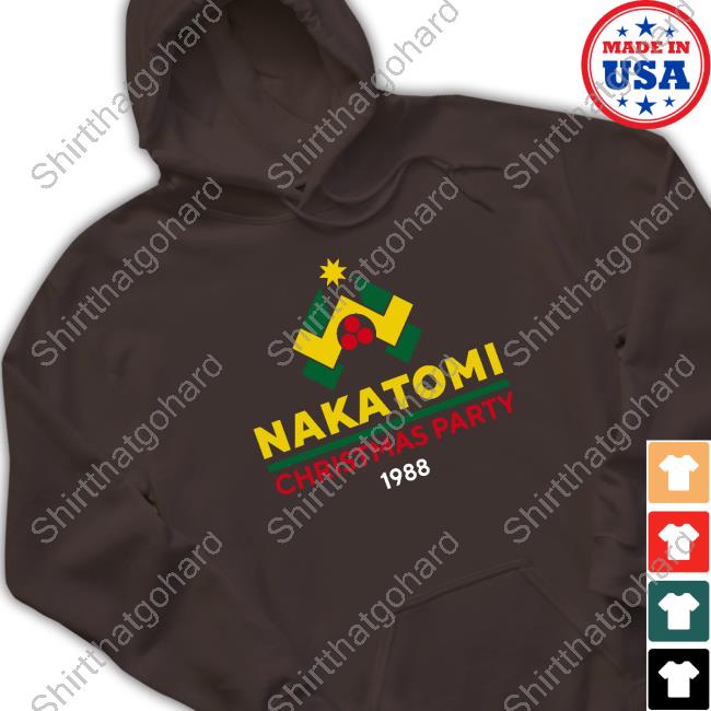 Official Holy Elle Twisted Gorilla Merch Nakatomi Christmas Party 1988 Tee Shirt Official Holy Elle Twisted Gorilla Merch Nakatomi Christmas Party 1988 Tee Shirt