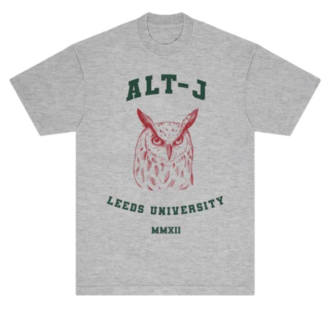 Official Alt J Merch Leeds University Long Sleeve T Shirt Official Alt J Merch Leeds University Long Sleeve T Shirt