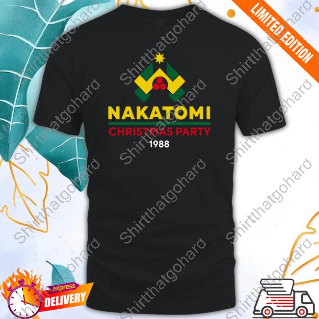 Official Holy Elle Twisted Gorilla Merch Nakatomi Christmas Party 1988 Tee Shirt Official Holy Elle Twisted Gorilla Merch Nakatomi Christmas Party 1988 Tee Shirt