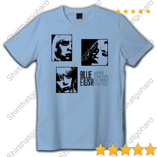 Billie Eilish Montage Lime Happier Than Ever The World Tour 2022 Sweatshirt Official Billie Eilish Montage Lime Happier Than Ever The World Tour 2022 Hoodie