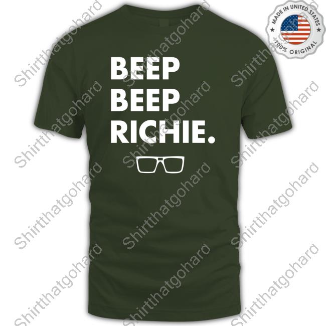 Official Beep Beep Richie Glasses T Shirt