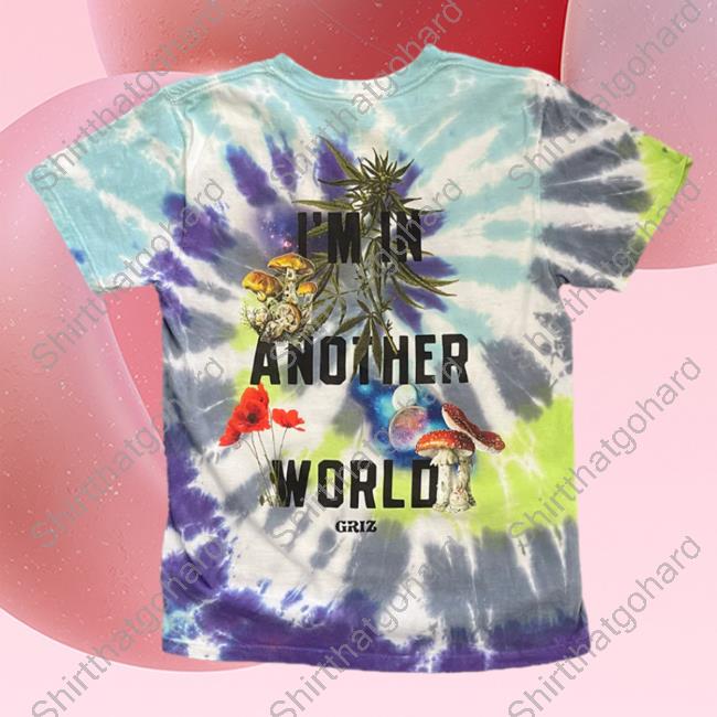 Official My Name Is Griz Shop Take Shrooms, Show Love Lime Sky Twist Dye Tee Shirt Tie Dye Mynameisgriz