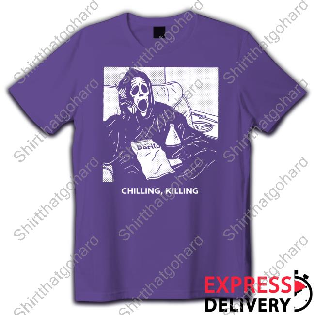 Official Chilling Killing Ringer Tee Official Chilling Killing Ringer Hoodie