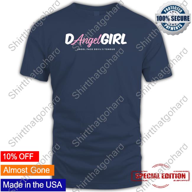 Katharina Boger D Angel Girl Angel Face Devil's Tongue Tee Shirt Official Katharina Boger D Angel Girl Angel Face Devil's Tongue Shirt