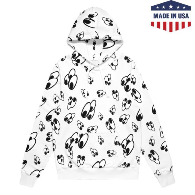 Official Juice Clothing Store 3125C X Disney 3 Eyed AOP Crewneck White Juicestore 3D All Over Print
