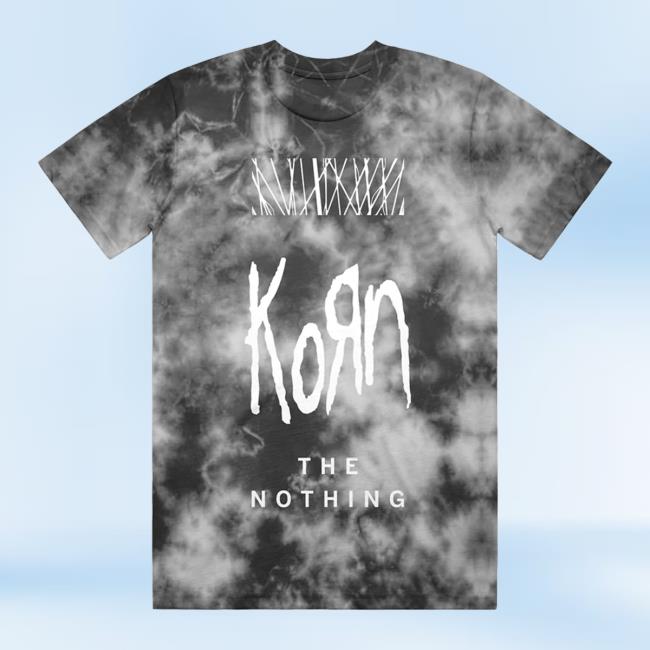 Official Korn Clothing Store Shop The Nothing Black Tie Dye Hot Shirt Kornwebstore Merch