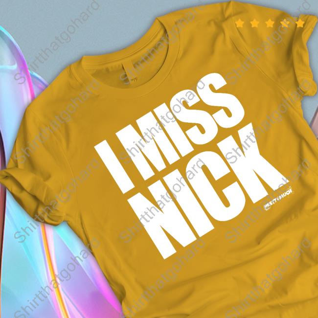 Prettymuch Merch I Miss Nick Long Sleeve Shirt I Miss Nick Long Sleeve Shirt