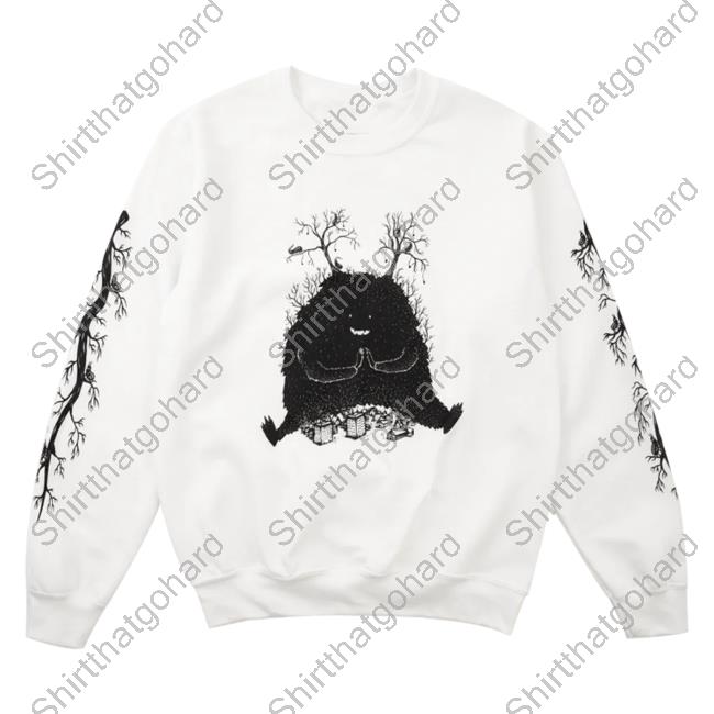 Official Elvis The Alien Ayylien Clothing Mountain Monster Hooded Sweatshirt