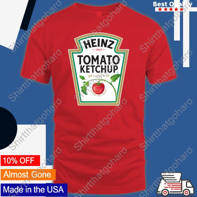 Heinz Tomato Ketchup T Shirt Official Heinz Tomato Ketchup Tee