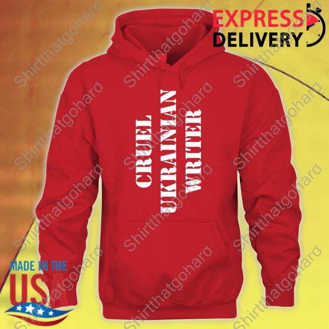 Victoria Amelina Cruel Ukrainian Writer Hoodie Official Victoria Amelina Cruel Ukrainian Writer Long Sleeve Tee