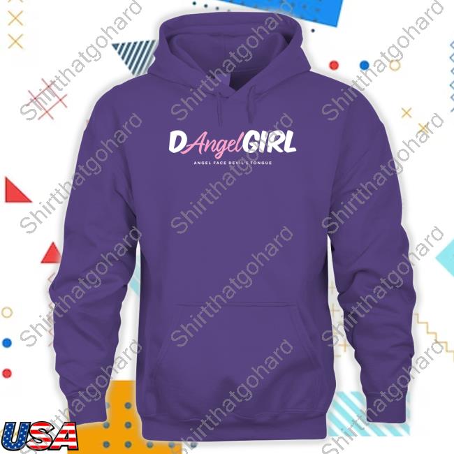 Katharina Boger D Angel Girl Angel Face Devil's Tongue Tee Shirt Official D Angel Girl Angel Face Devil's Tongue Long Sleeve Tee