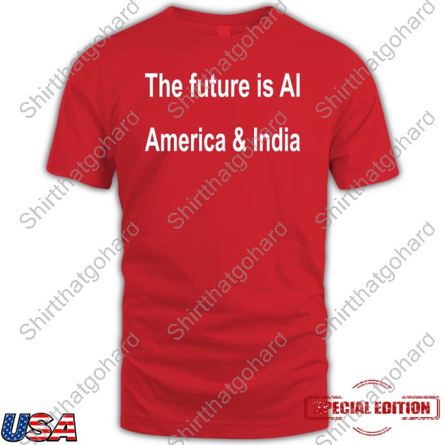 Official Ani The Future Is Ai- America And India Shirt
