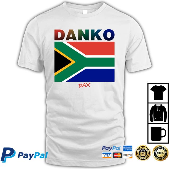 Danko Dax Crewneck Sweatshirt Official Danko Dax South Africa Flag Hoodie