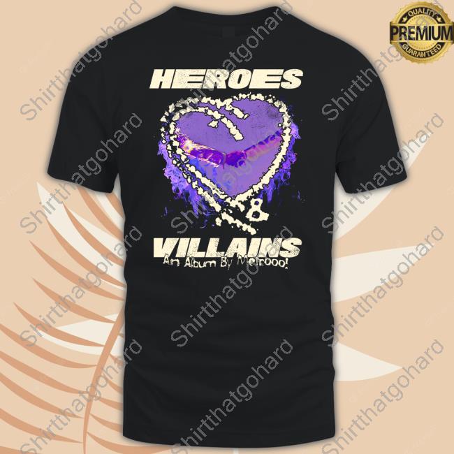 Metro Boomin Merch Heroes & Villains An Album By Metrooo New York Hearts On Fire Longsleeve