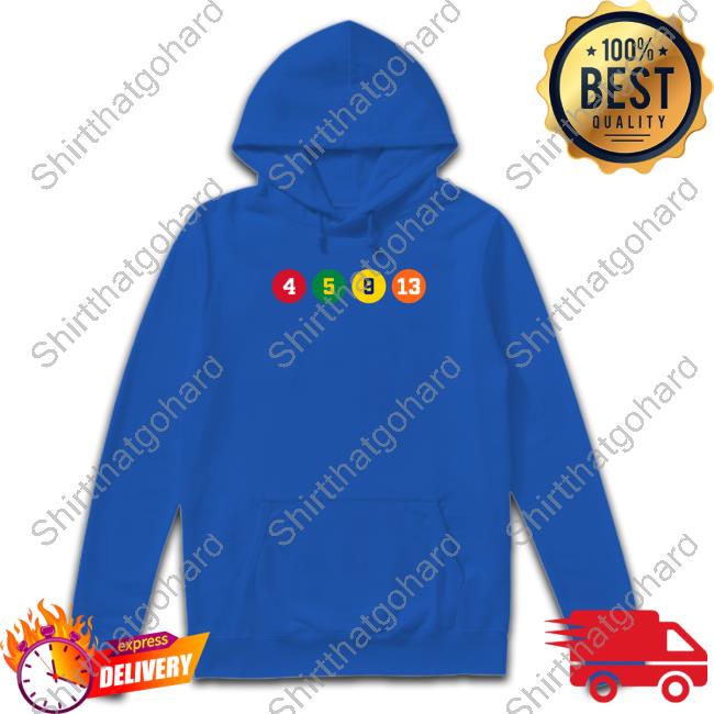 4 5 9 13 Shirt Barstool Sports Chief 4 5 9 13 Crewneck Sweatshirt Bedard To Chicago
