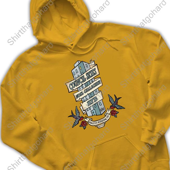 Noel Gallagher's High Flying Birds Merch Pete McKee Manchester 2023 Sweatshirt Council Skies Noel Gallagher Hfb Manchester Wythenshawe Park 26.8.23 Funny Shirt