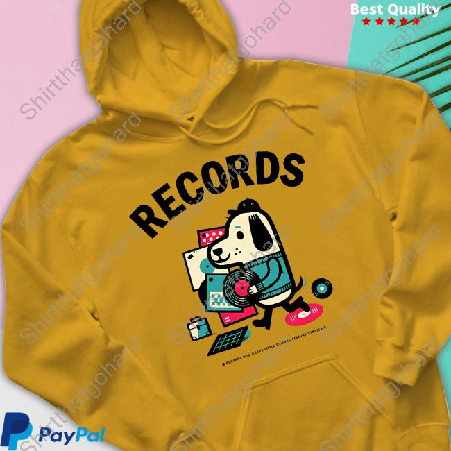 Records Dog Sweatshirt Records Sweatshirt