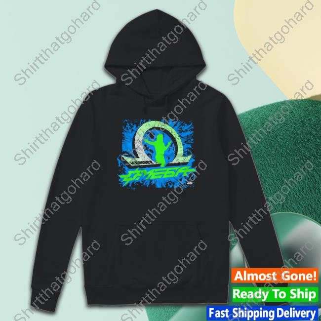Official Kenny Omega Time Trigger Blue and Green Sweatshirt