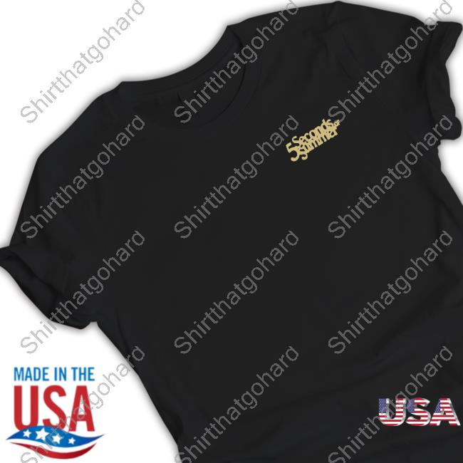 5 Seconds Of Summer Albert Hall Black Tee