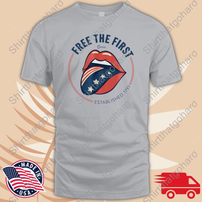 Free The First Hoodie Tpusa Merch Free The First Established 1791 Sweatshirt Heather Mullins