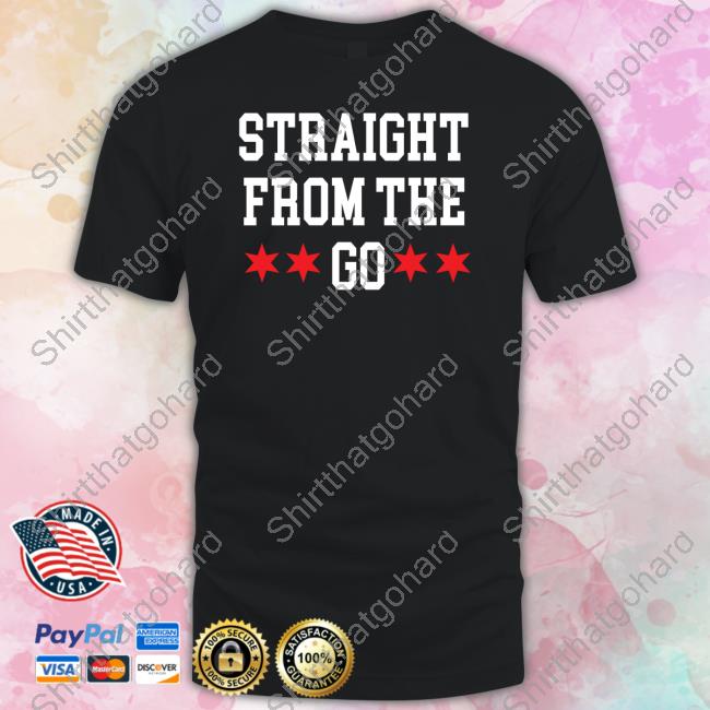 Raven Smith Straight From The Go Chicago Flag Logo Sweatshirt Straight From The Go Chicago Flag Logo Tee