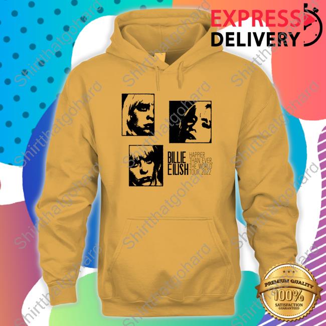 Montage Lime Happier Than Ever The World Tour 2022 Long Sleeve Tee