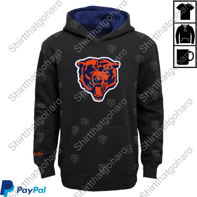 Official Dick's Sporting Goods Clothing Shop Store Mitchell & Ness Chicago Bears All Over Print Black Hoodie 3D AOP Dickssportinggoods Merch