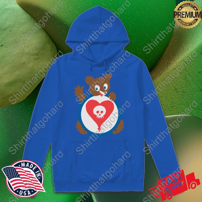 Official Alkaline Trio Merch Bear Heartskull T Shirts Alkalinetrio Alkaline Trio Bear Heartskull Long Sleeve Shirt