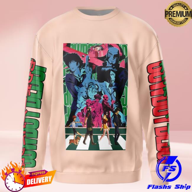 Official Anime Ape Clothing Cowboy Bebop Streetwear AOP Sweatshirt 3D All Over Print Animeape