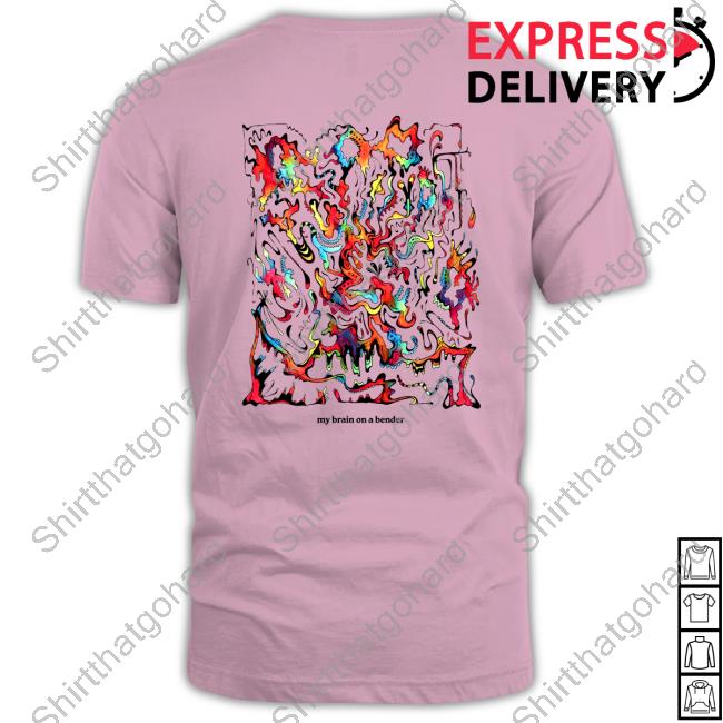 Brain On A Bender Shirt John Summit Brain On A Bender Crewneck Sweatshirt