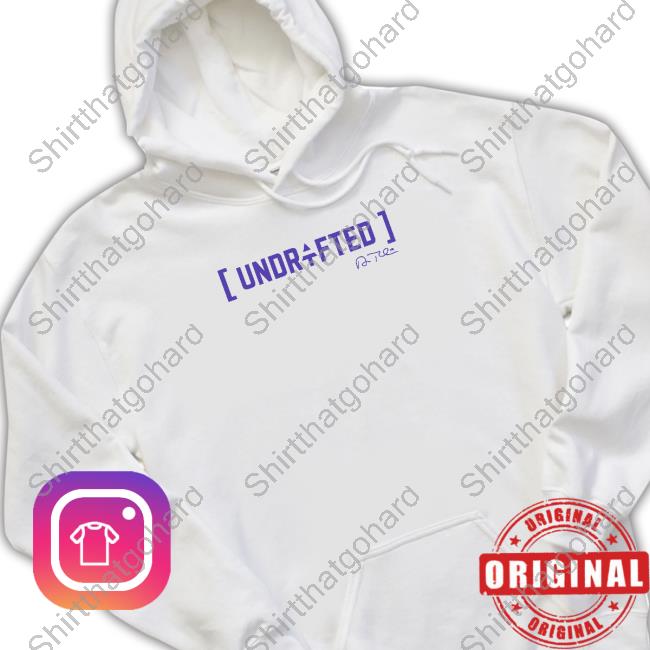 Official Purple Ftw Podcast T J Hockenson Unrl X Adam Thielen Merch Undrafted Tee Shirt Undrafted T-Shirt
