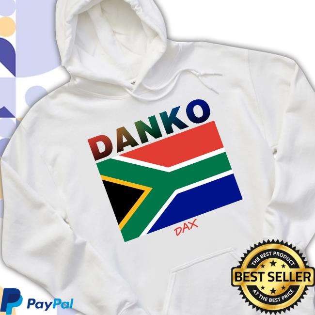 Danko Dax Crewneck Sweatshirt Official Danko Dax South Africa Flag Hoodie