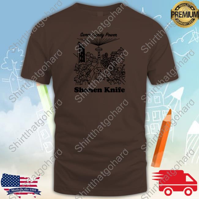 Shonen Knife Scp T-Shirt Official Ran Touring Merch Sweet Candy Power Shonen Knife Tee